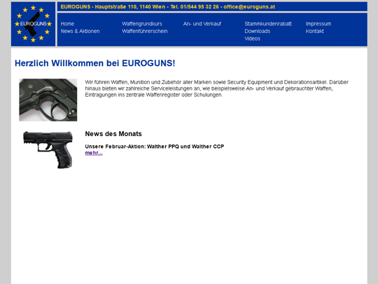 EUROGUNS-Homepage